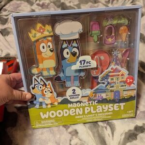 Bluey Magnetic Wooden Playset